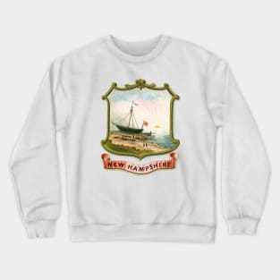 1876 New Hampshire Coat of Arms Crewneck Sweatshirt